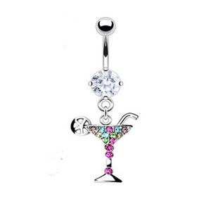 🆕Martini Belly Button Ring